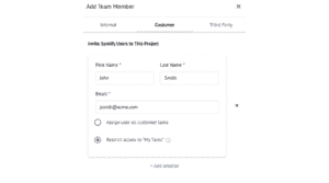 restricted visibility settings