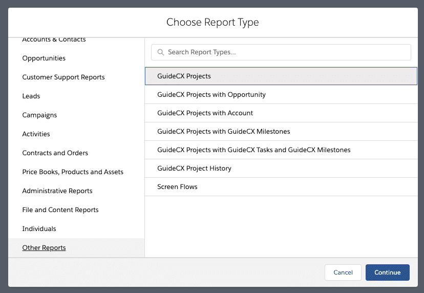 example project sync