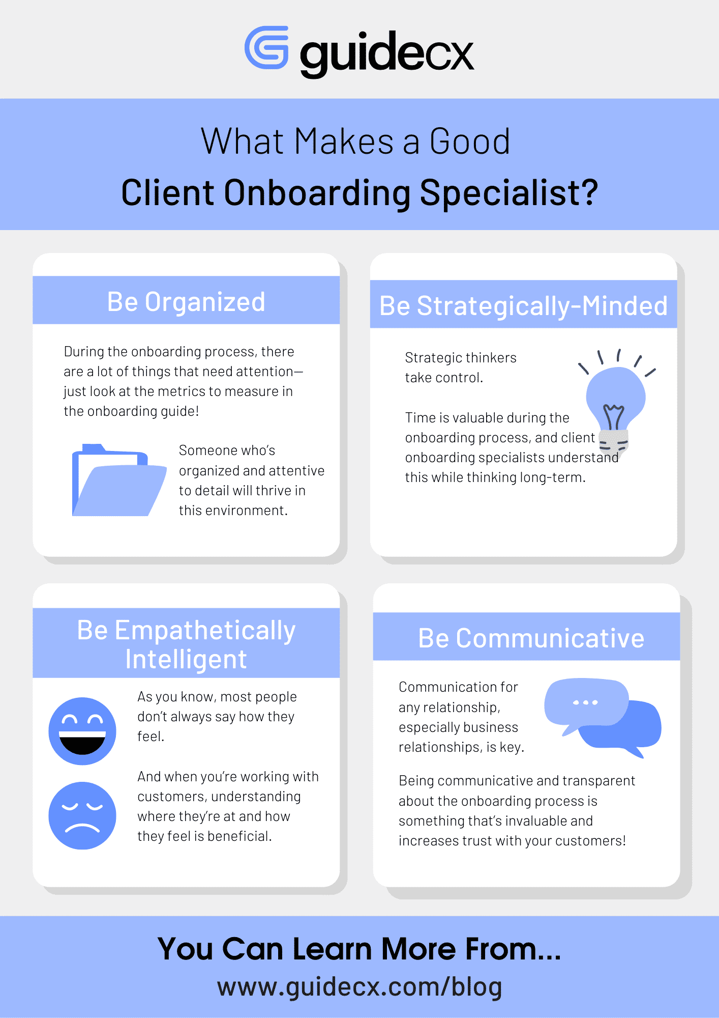 What Makes a Good Client Onboarding Specialist? - infographic