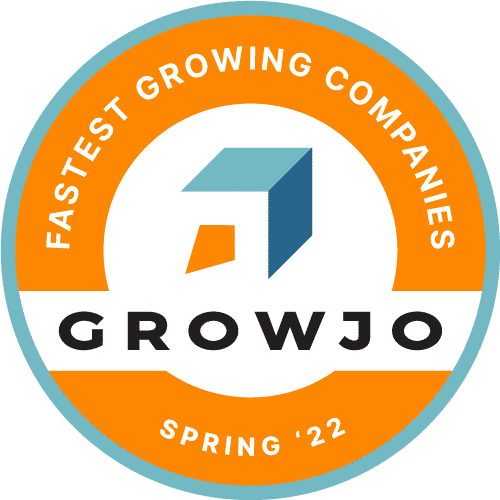 Growjo Fastest Growing Company Badge Spring 2022