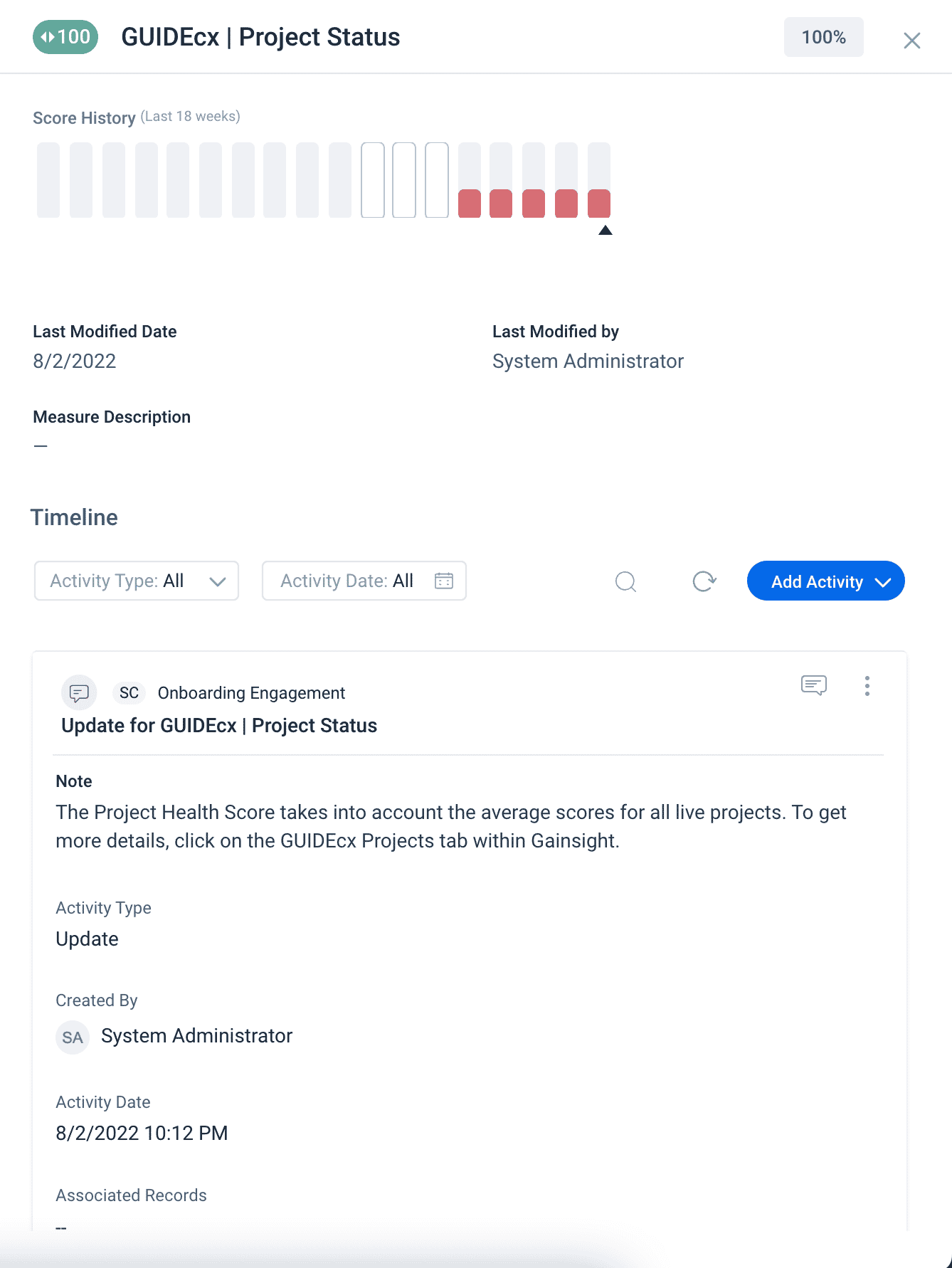 example project sync