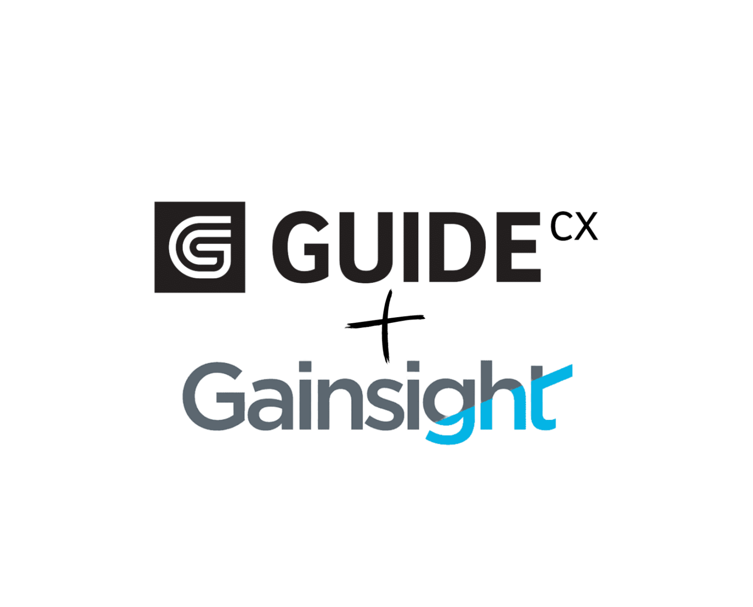 GUIDEcx and Gainsight logos