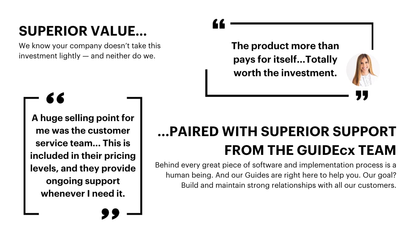 superior value paired with superior customer support