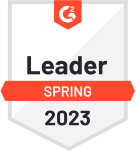 g2 award badge for leader spring 2023
