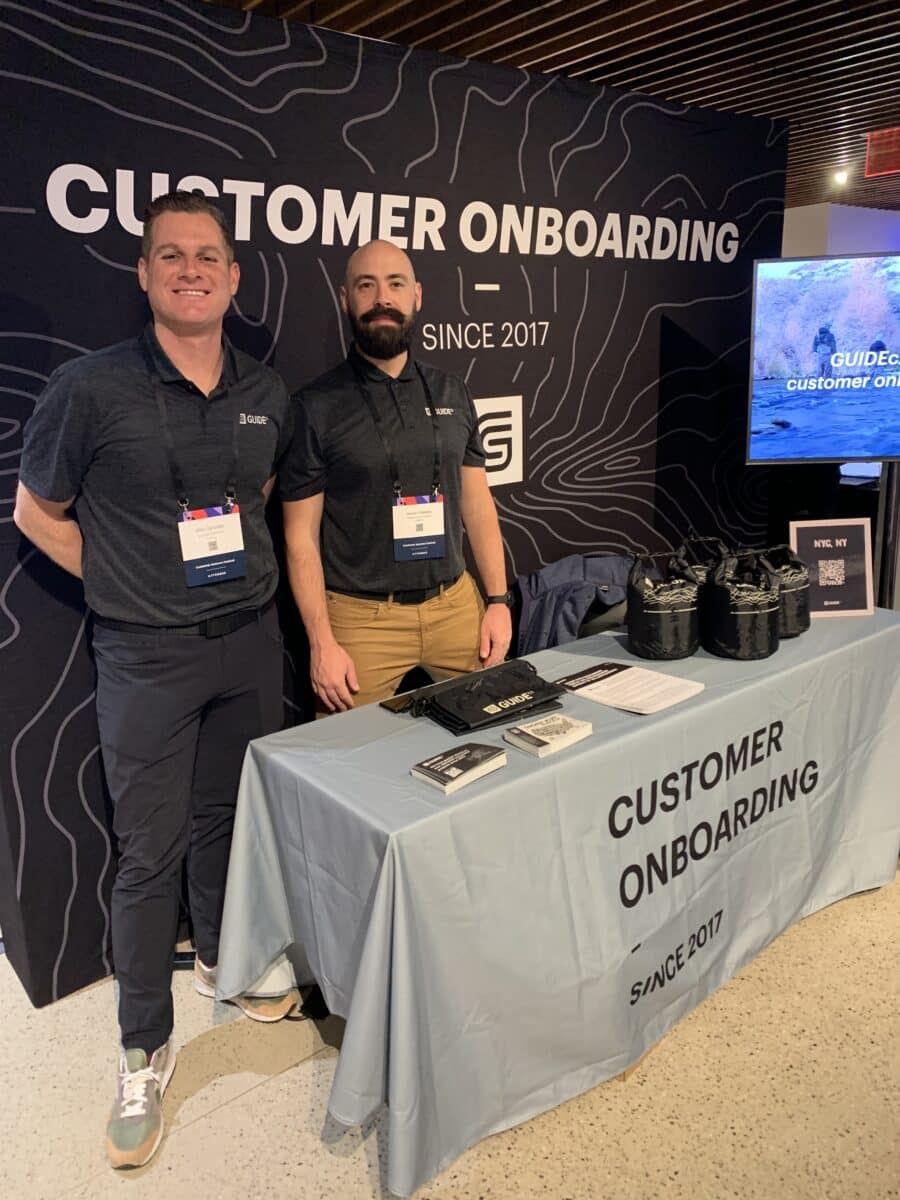 Two Guides at the GUIDEcx both at the Customer Success Festival in New York City in March 2023.