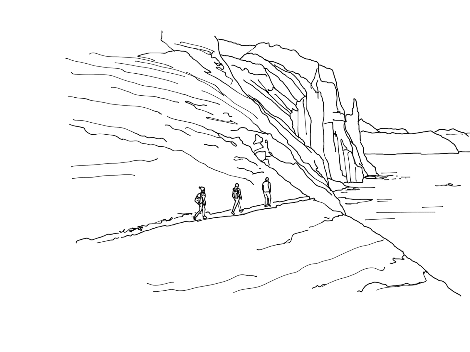 hikers illustration