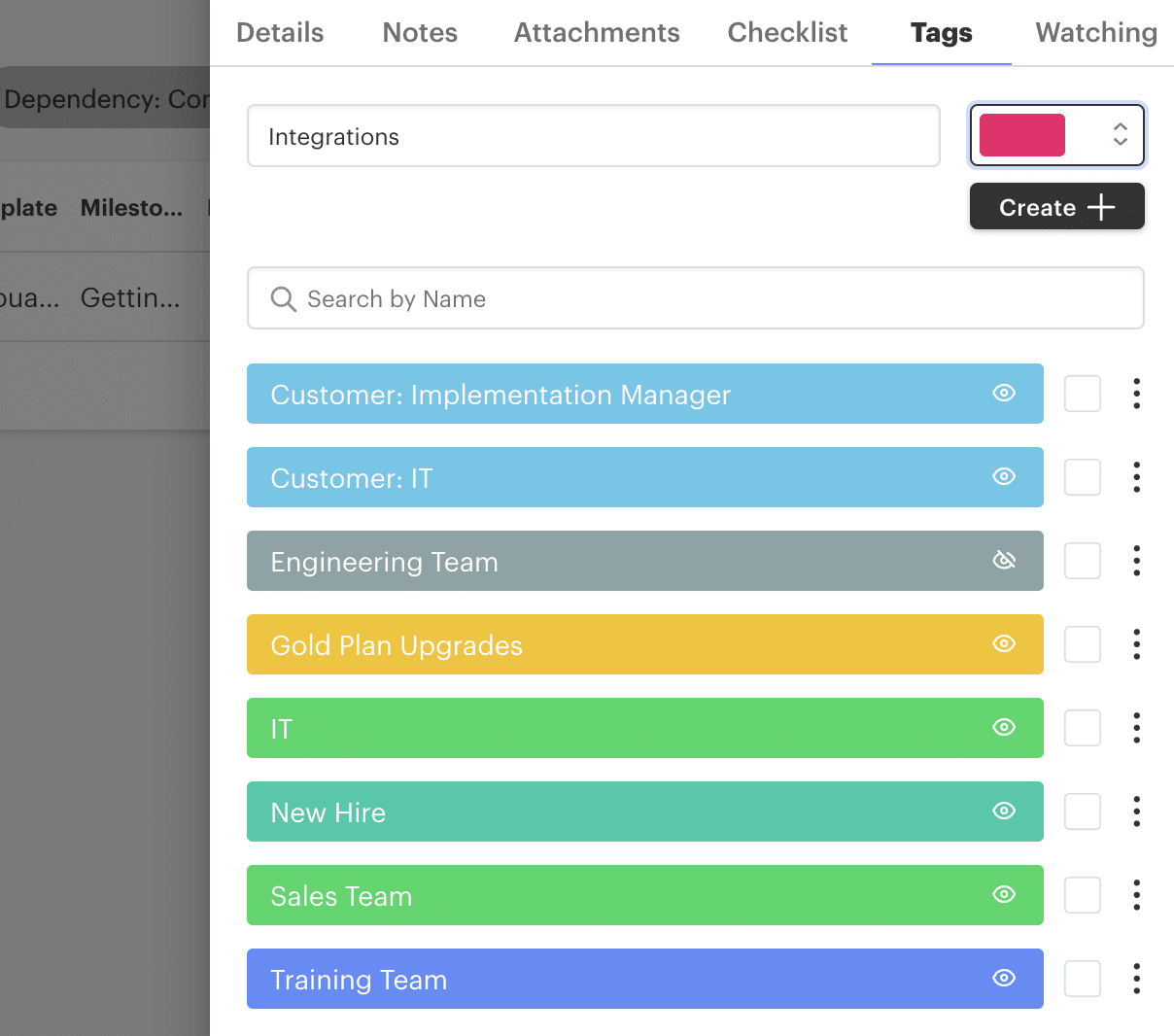 GUIDEcx platform view showing how you can use tags in your onboarding platform to enhance your onboarding process and flow