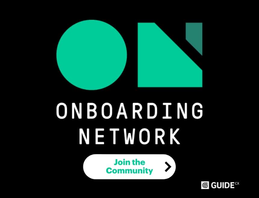the onboarding network by GUIDEcx. join the community of customer onboarders