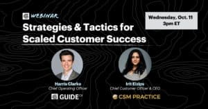 Strategies & Tactics for Scaled Customer Success