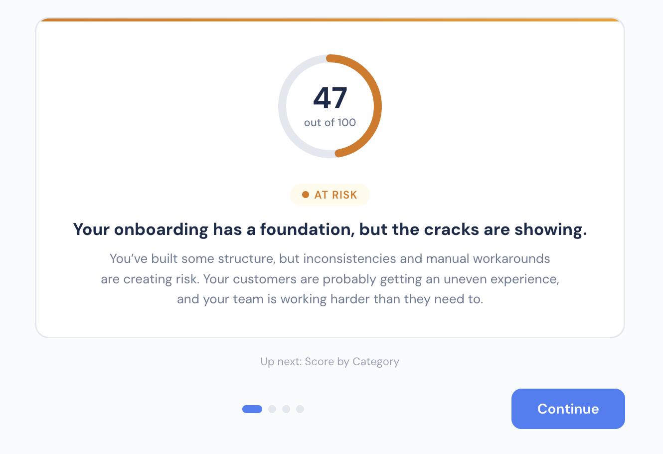 Onboarding Health Check