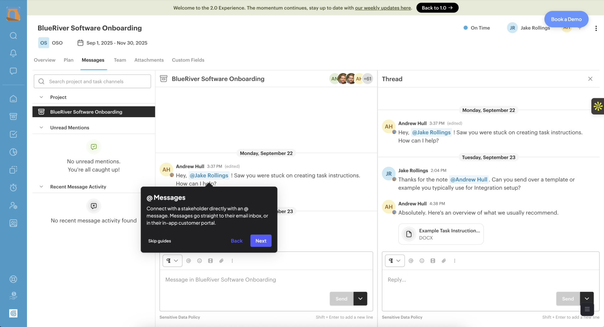 Self guided tour preview