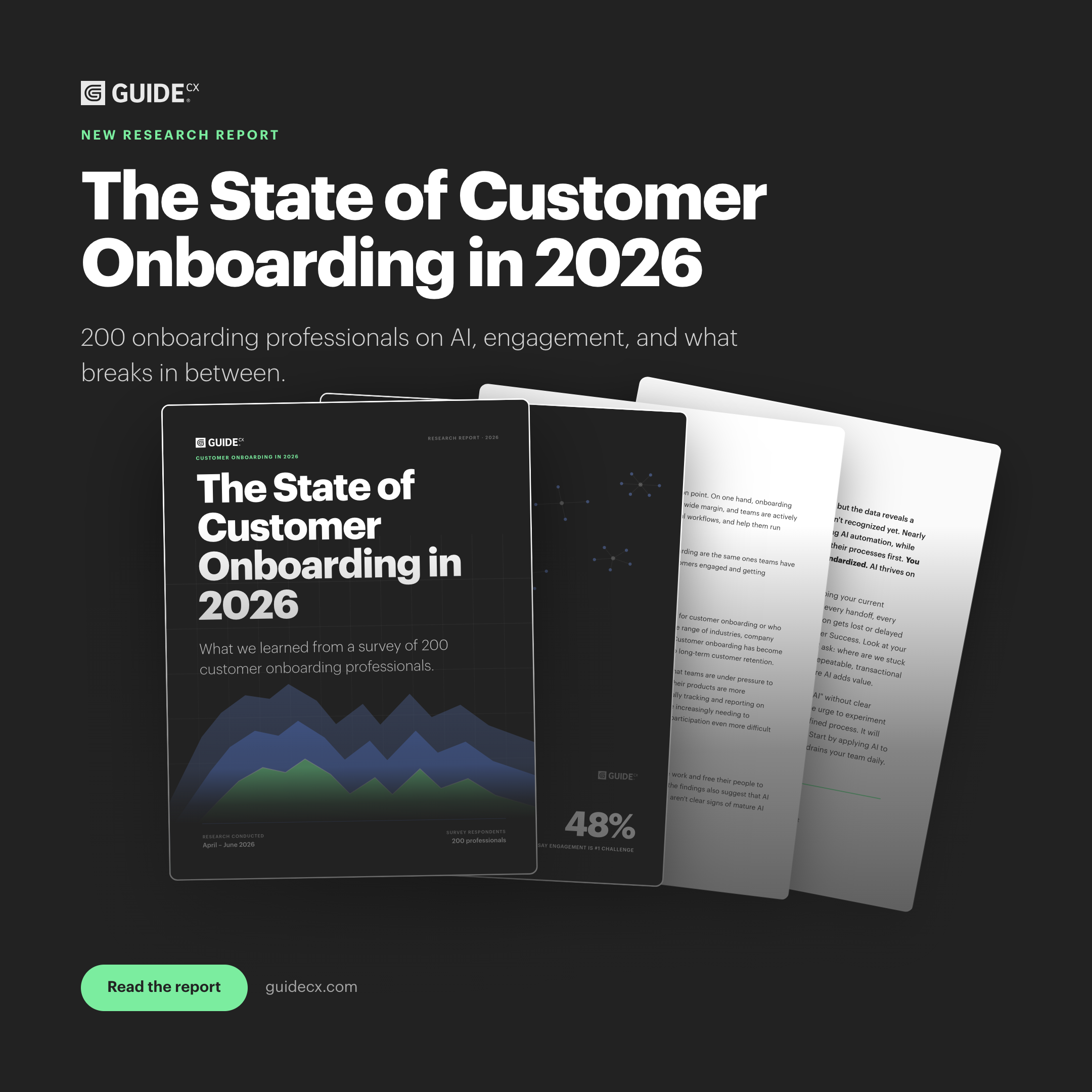 Promo image for the state of customer onboarding in 2026.