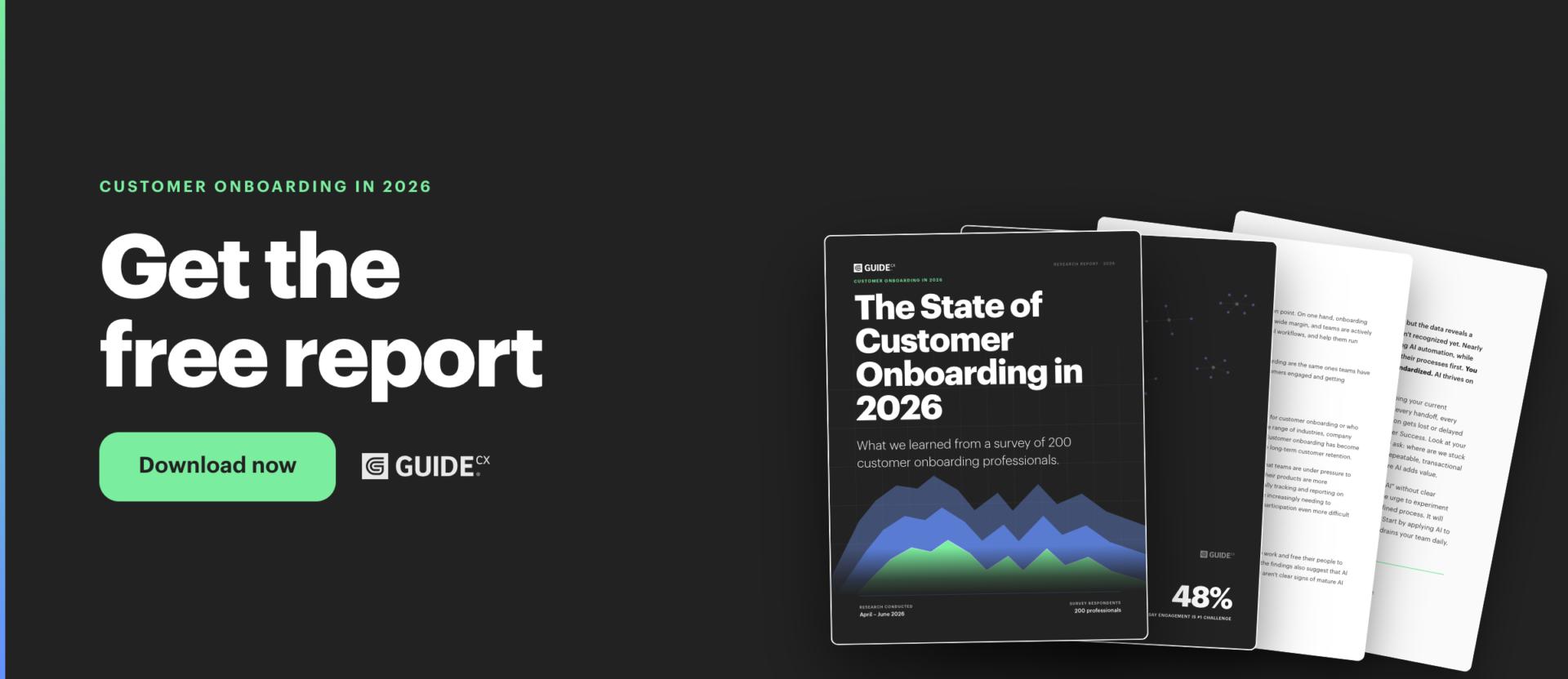 Banner promoting the state of customer onboarding for 2026.