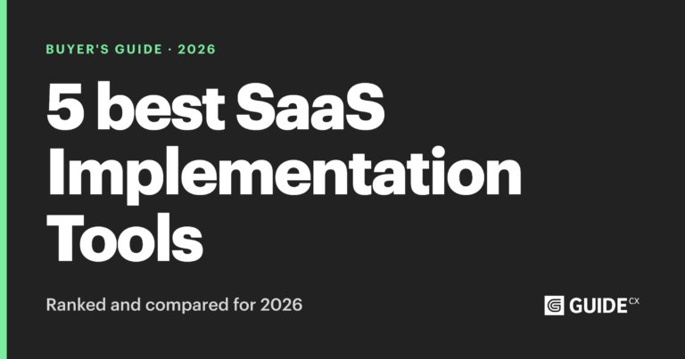Title card for best SaaS implementation tools.